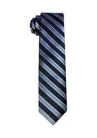 Textured Satin Stripe Tie