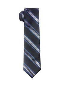 Textured Satin Striped Tie