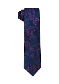 Satin Ground Paisley Tie