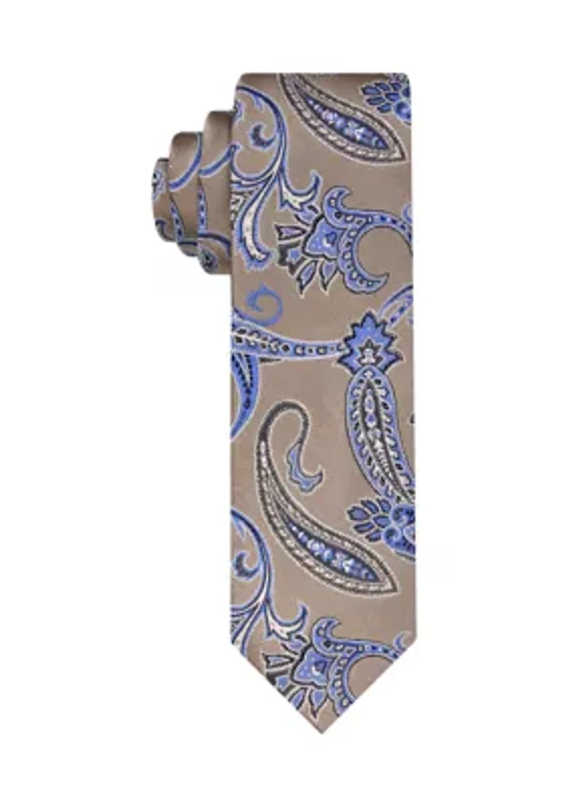 Spaced Paisley Tie