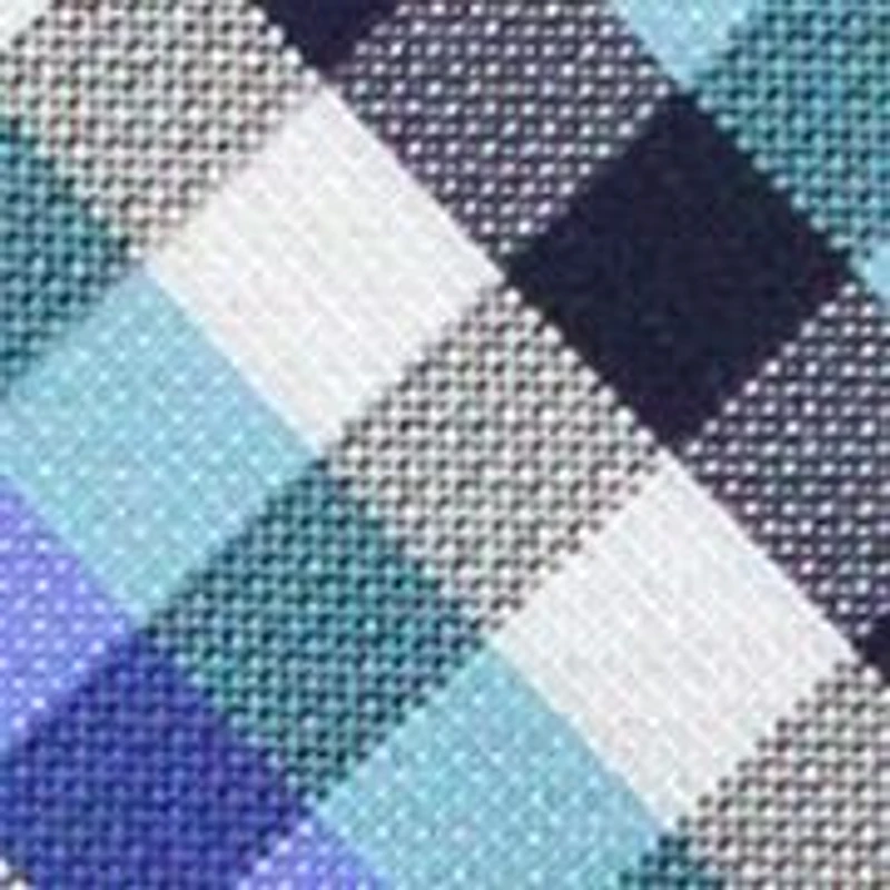 Check Color Block Tie