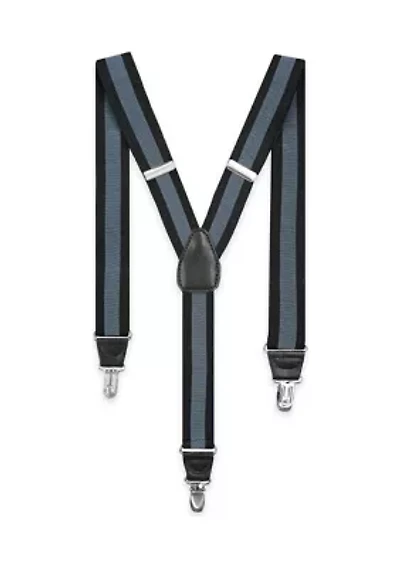 Black Tonal Horizontal Suspenders