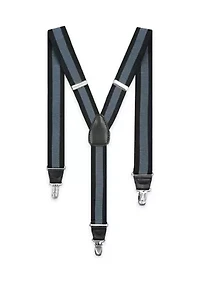 Black Tonal Horizontal Suspenders