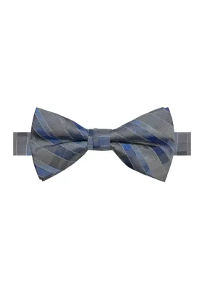 Men's Multi Stripe Printed Bowtie
