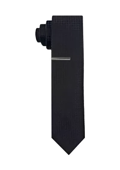Necktie with Tie Bar
