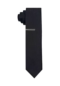 Necktie with Tie Bar