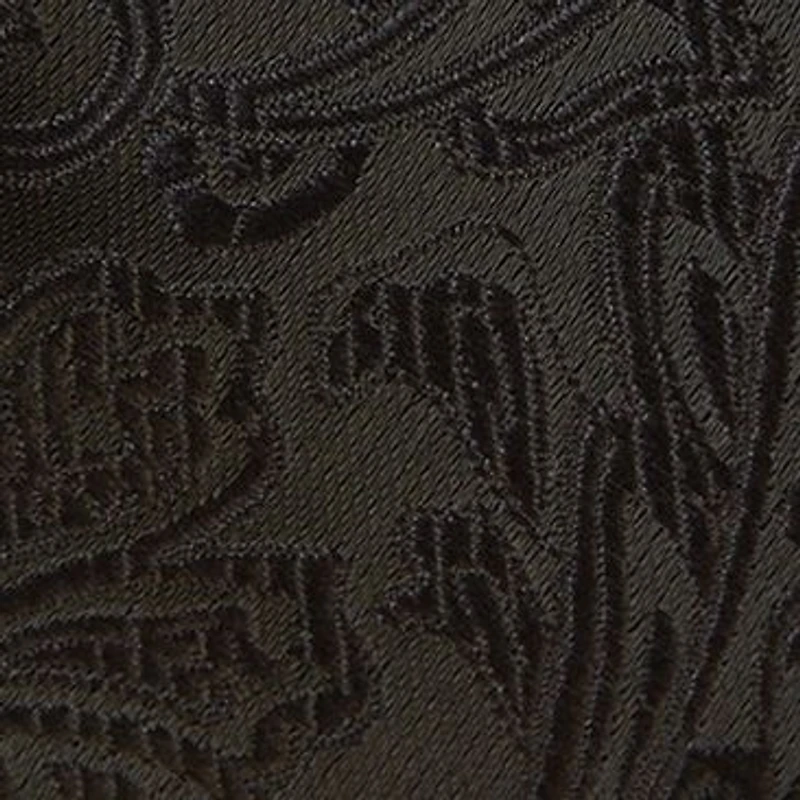 Tonal Satin Paisley Tie with Bar