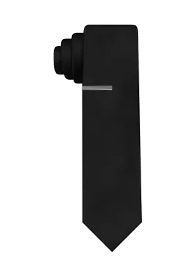 Solid Satin Tie Bar