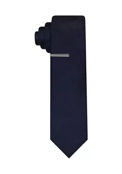 Tonal Paisley Tie Bar