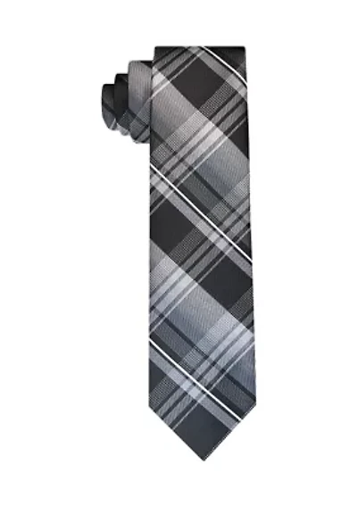 Men's Ombré Open Plaid Printed Tie