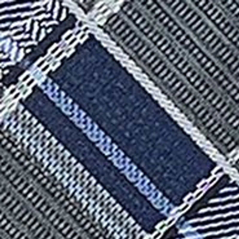 Grid Print Neck Tie