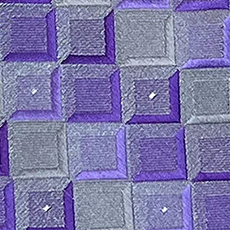 Textured Square Geometric Tie