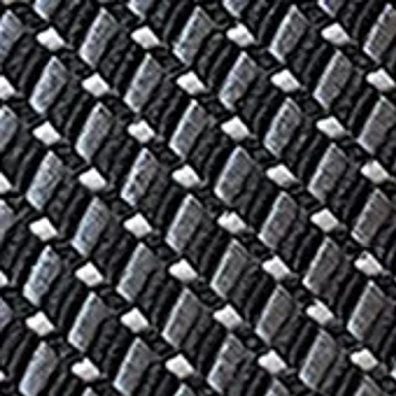 White Piping Microfiber Tie