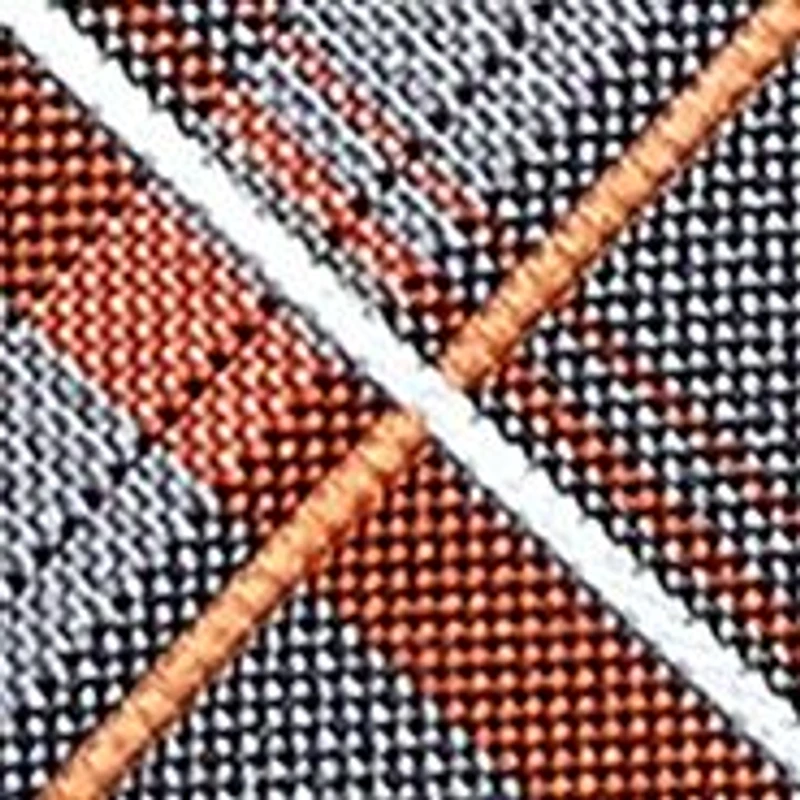 Microfiber Plaid Stripe Tie