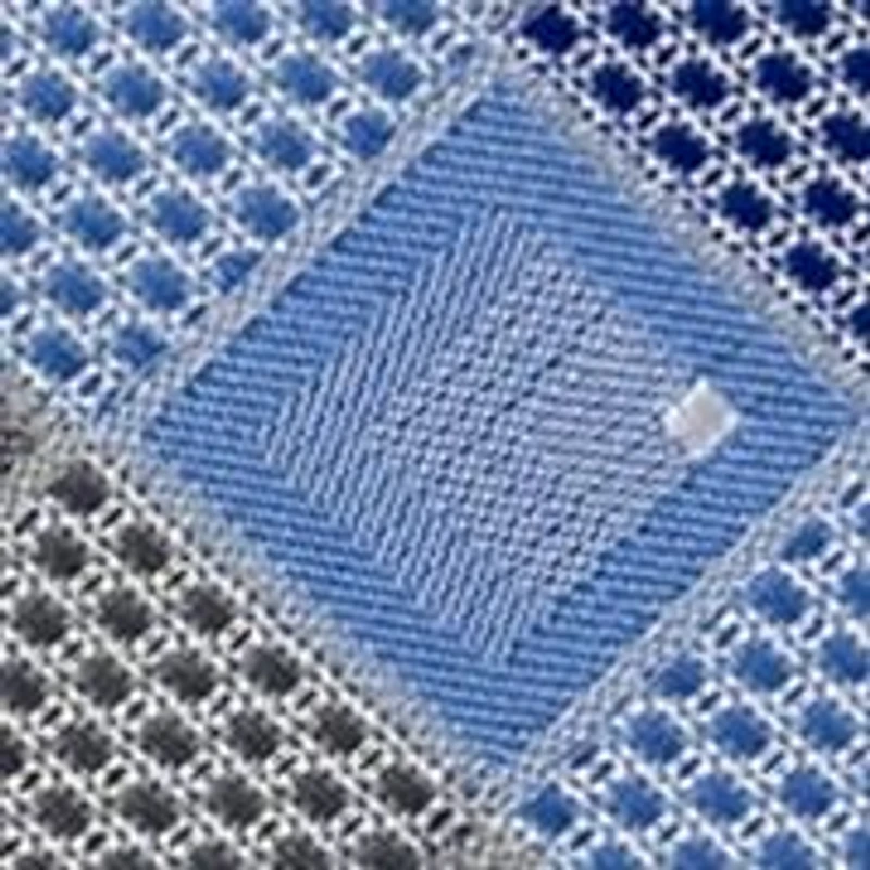 Textured Geometric Square Tie