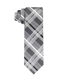 Striped Plaid Tie