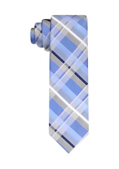 Striped Plaid Tie