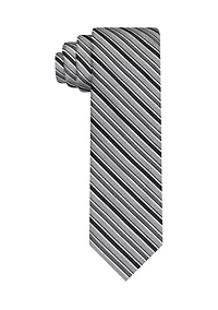 Textured Satin Striped Tie