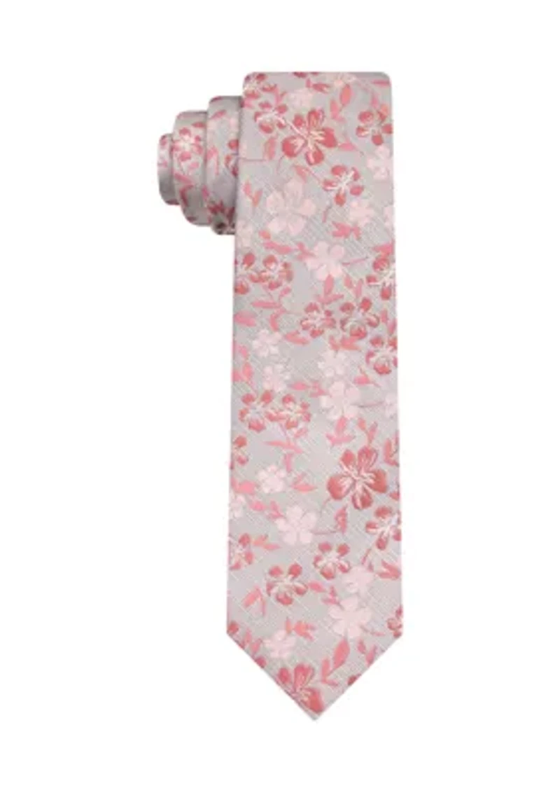 Spaced Floral Tie