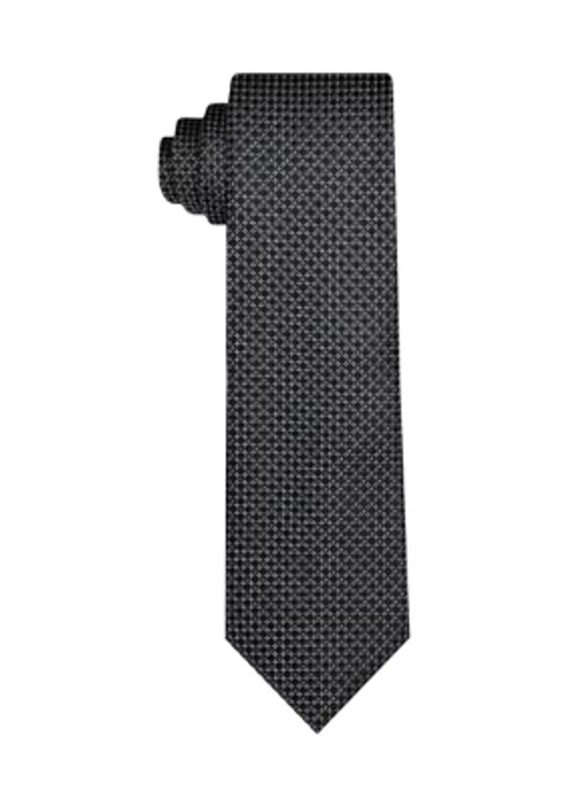 Tight Geometric Print Tie