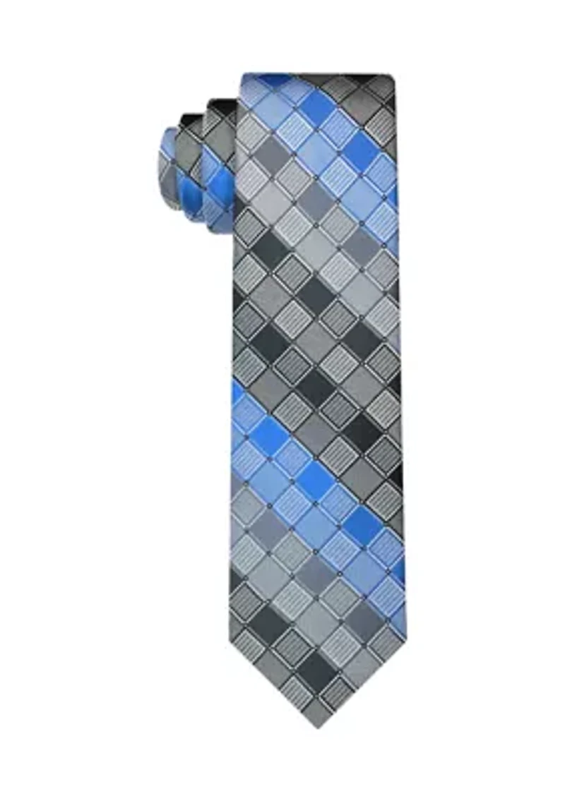 Boardwalk Geometric Print Tie