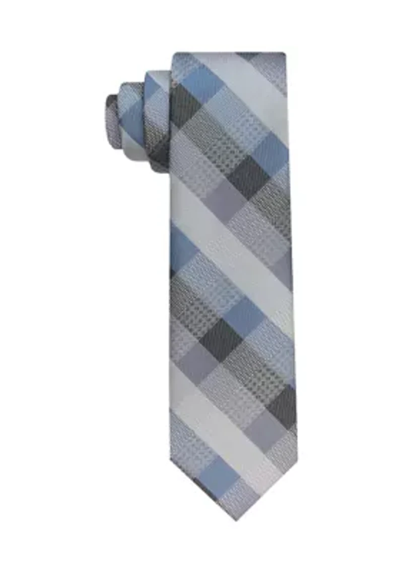 Brick Plaid Tie