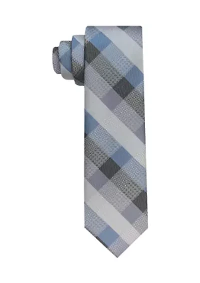 Brick Plaid Tie