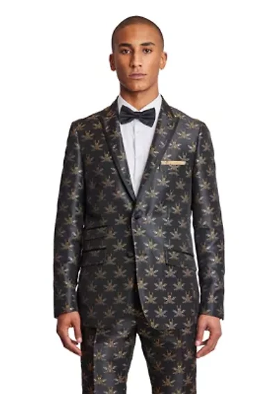Printed Tuxedo Jacket