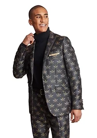 Printed Tuxedo Jacket
