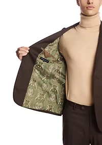 Men's Brown Suit Separate Jacket