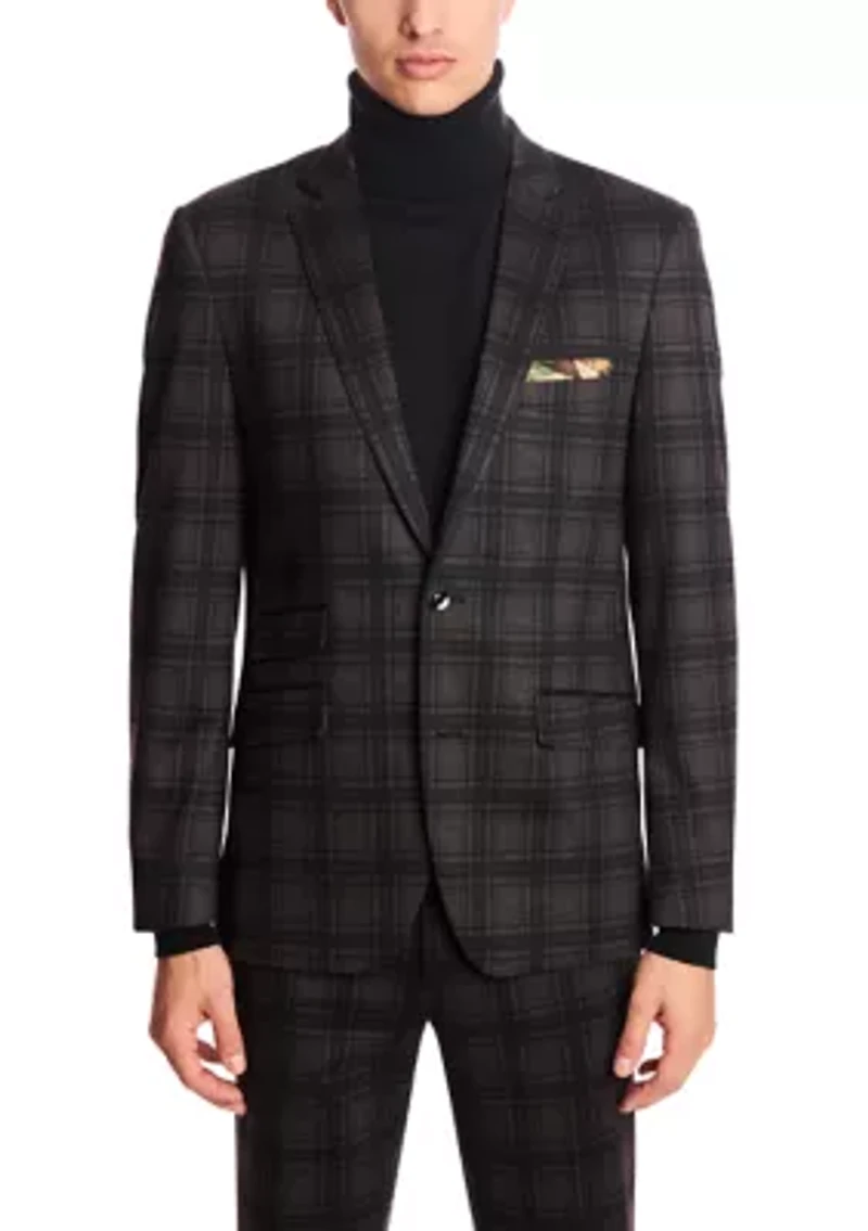Men's Green Plaid Jacket