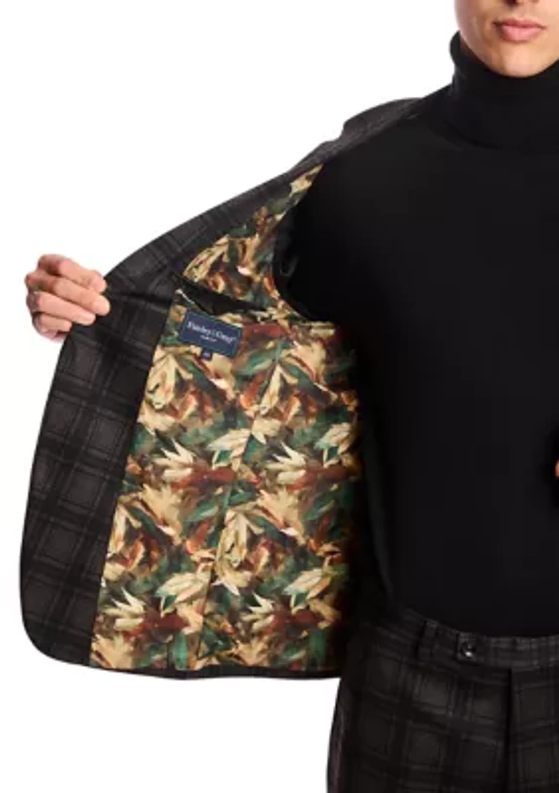 Men's Green Plaid Jacket