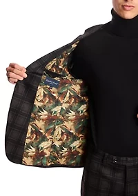 Men's Green Plaid Jacket