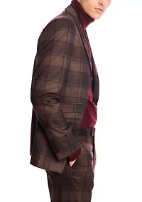 Men's Plaid Suit Separate Jacket