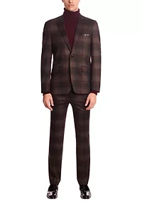 Men's Plaid Suit Separate Jacket