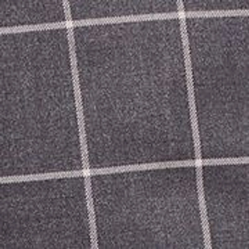 Men's Charcoal Windowpane Suit Pants