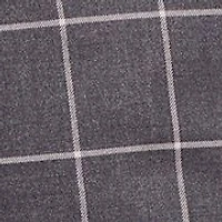 Men's Charcoal Windowpane Suit Pants