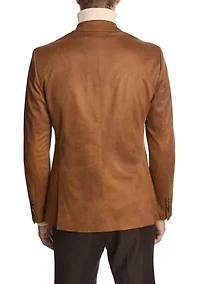 Men's Caramel Vegan Leather Suit Separate Jacket