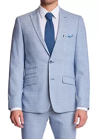Men's Plaid Suit Jacket