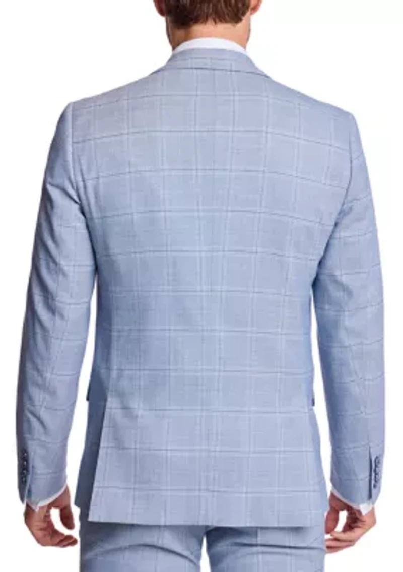 Men's Plaid Suit Jacket
