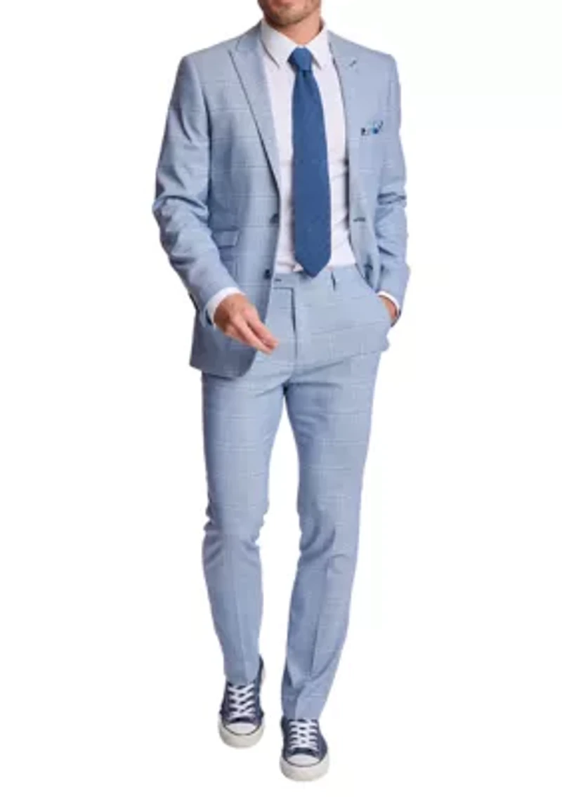 Men's Plaid Suit Jacket