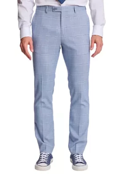 Men's Plaid Suit Pants