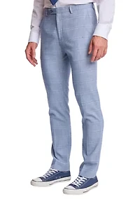 Men's Plaid Suit Pants