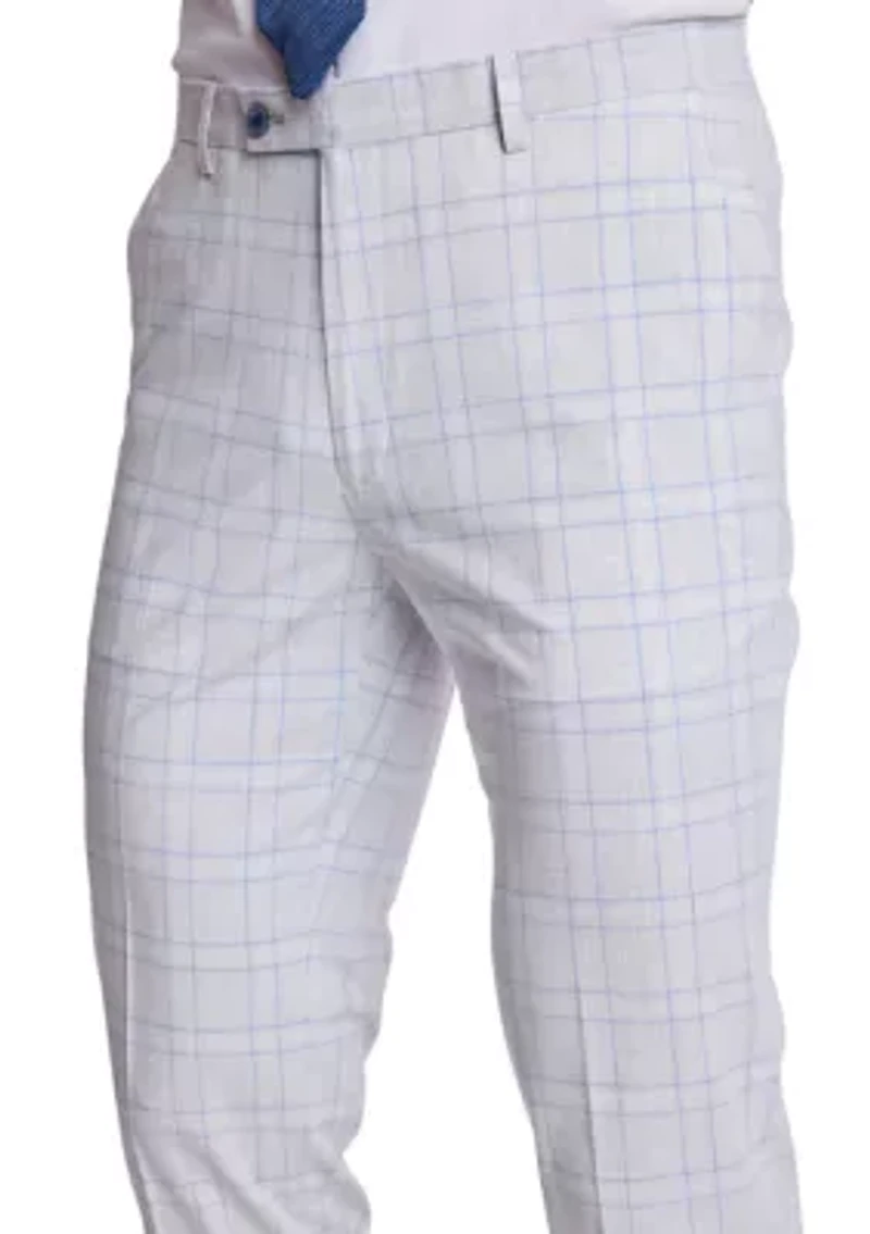 Men's Plaid Suit Pants