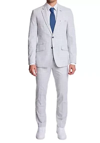 Men's Plaid Suit Pants