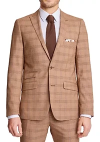 Men's Plaid Suit Jacket
