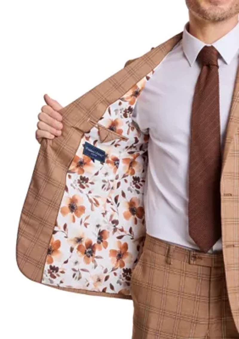 Men's Plaid Suit Jacket