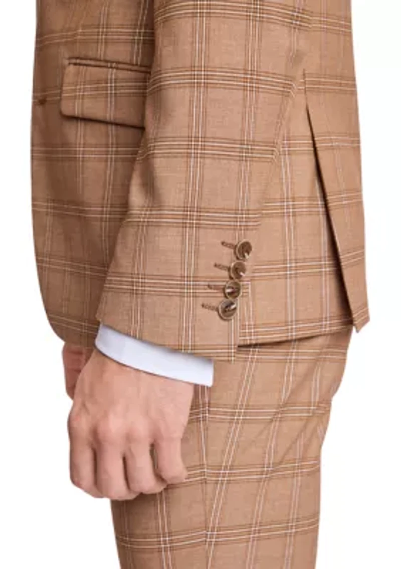 Men's Plaid Suit Jacket