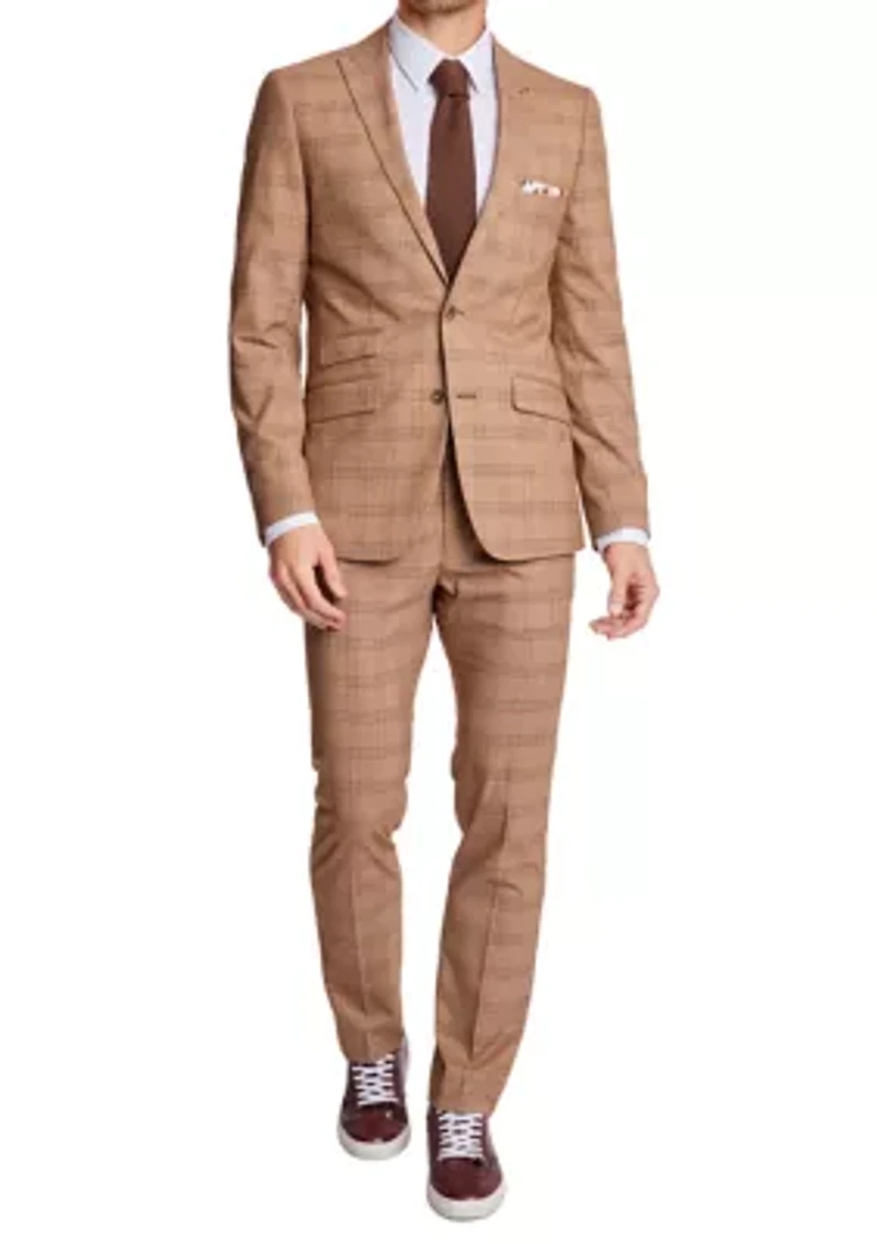 Men's Plaid Suit Jacket