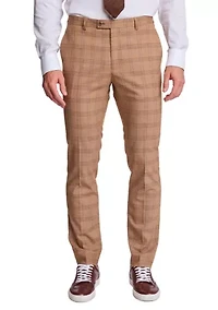 Men's Plaid Suit Pants